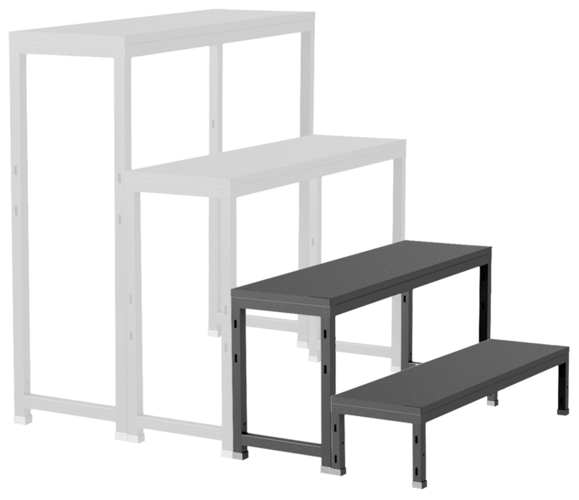 Stage Modular Stair set for 60cm Stage height 900mm wide