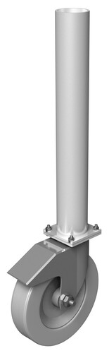 750RLW Stage Round leg 40cm with wheel
