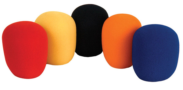 Coloured Microphone Windsocks Wind sock shields