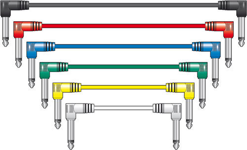 Guitar Patch Leads - 6.3mm TS to 6.3mm TS