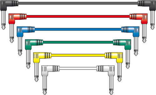 Guitar Patch Leads - 6.3mm TS to 6.3mm TS