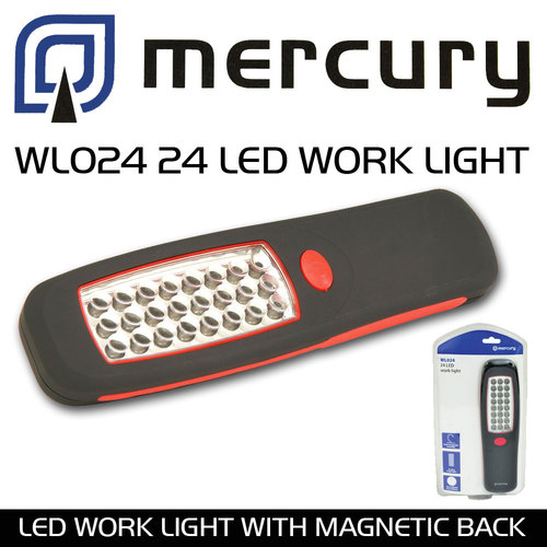 24 LED Work Light - Ultra Bright - Hook Mount or Magnetic Back 