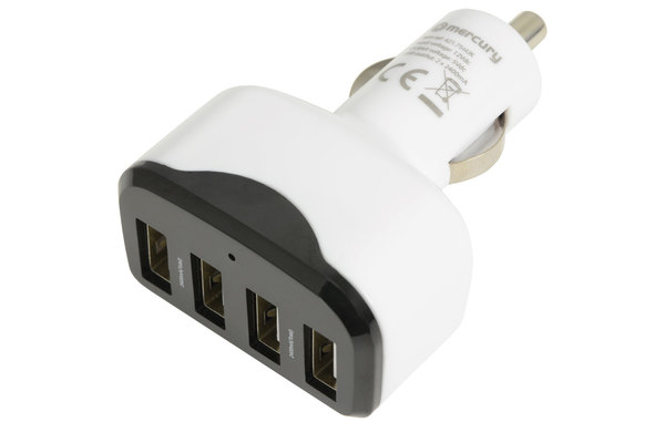 12-24Vdc 4 Port USB Car Charger 4800mA