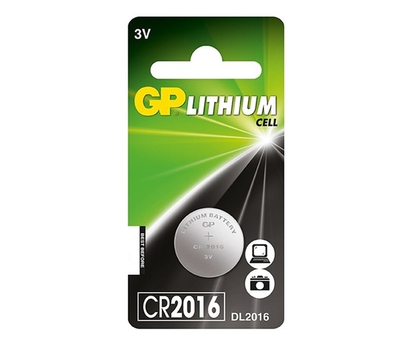 GP Lithium Cell Battery - CR2016