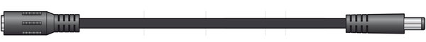 DC Extension Lead 2.1mm x 5.5mm 3 Meter