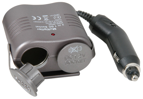 12 Volt DC Cigar Lighter Double Adaptor