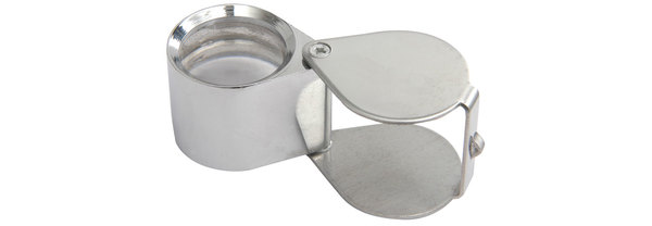 Folding Magnifier - Chrome