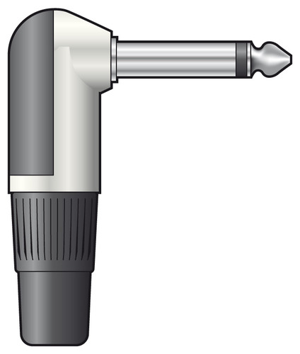 6.3mm TS Plug - Right Angle - Genuine NEUTRIK
