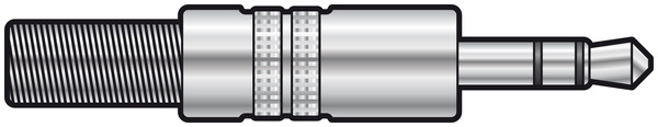 3.5mm Stereo Plug Inline - Metal Cover