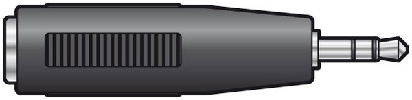 Audio Adaptor - 2.5mm Stereo Jack to 3.5mm Stereo Socket