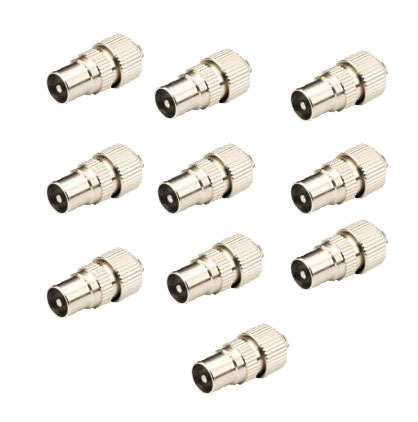 Aluminium coax plug 