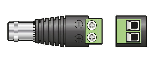 BNC Coaxial Socket with Screw In Terminals