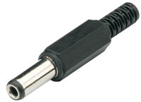 DC plug, 2.5 x 5.5 x 14mm 