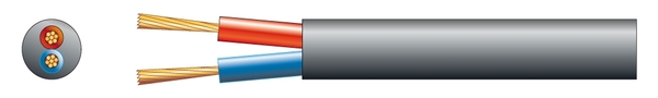 RX15 Speaker cable Round 2 x 2.5mm² Black 305m