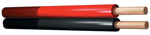 Red & Black Cable 2 x 2.5mm