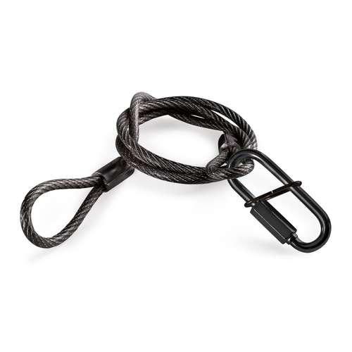 SAF75 Safety Cable 75cm x 3mm 30kg Black
