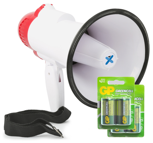 Megaphone 20 Watts with Record & Siren - MEG020 
