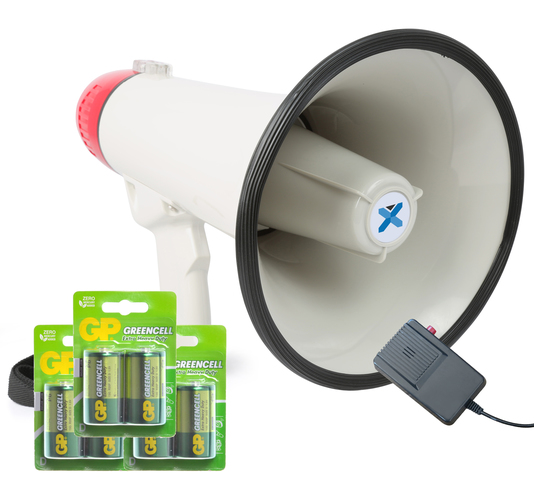 Megaphone 40 Watts with Record & Siren Handheld Microphone - MEG040