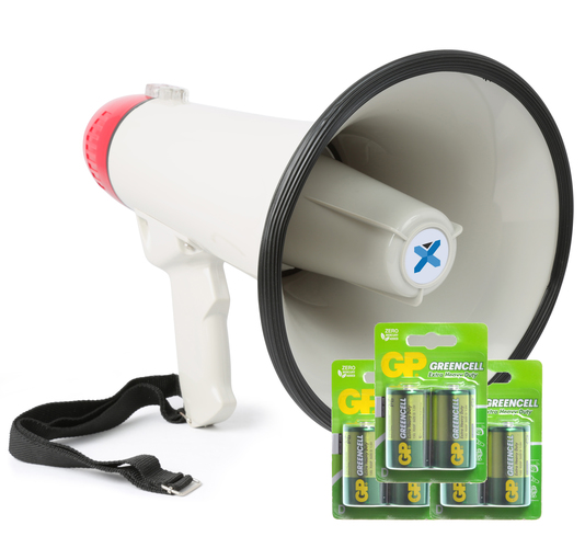 Megaphone 40 Watts with USB/SD & Record Siren Aux input - MEG045 