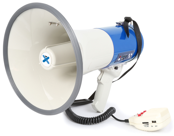 Megaphone 65 Watts with USB SD Record Siren Microphone - MEG065 