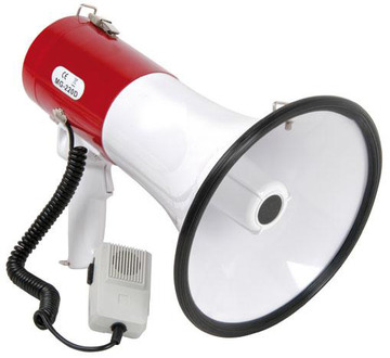 Megaphone 30W with Siren