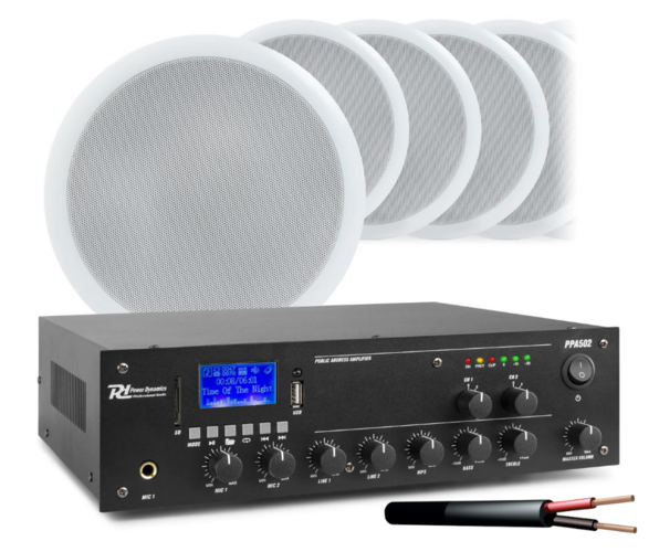 2-Zone 100V Mixer-Amplifier 50 Watt
