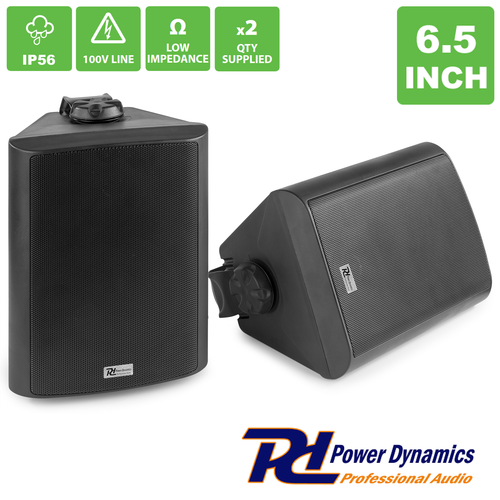 Speaker Set - 100V -  6.5 Inch - Weatherproof IP56