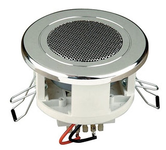 Compact Ceiling Speakers - Chrome