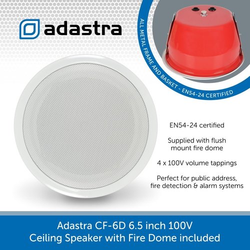 Ceiling Speaker - with Fire Dome EN54 