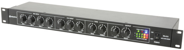 MIC/LINE Rack Mixer - 1U High