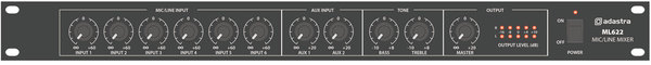 MIC/LINE Rack Mixer - 1U High