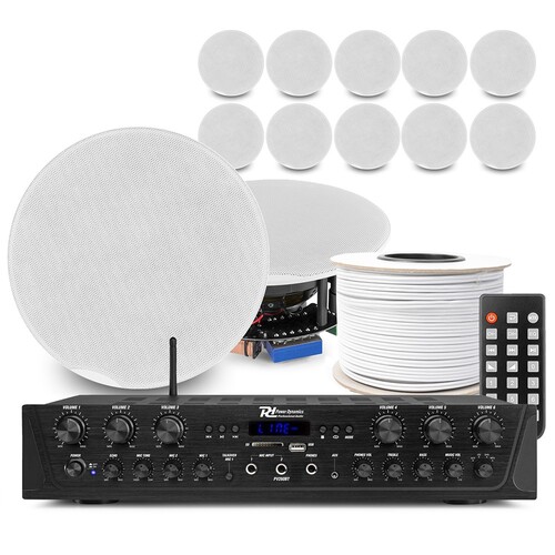 6-Zone Background Music System - Multi Room Multi Speaker