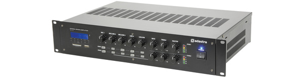 2-zone Mixer-amplifier + USB/SD/FM/Bluetooth