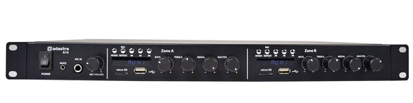 A14 Dual Stereo Mixer-Amplifier 4 x 160W