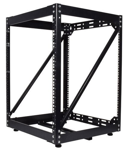 12U Wall or Desktop Rack Frame for 19" Equipment