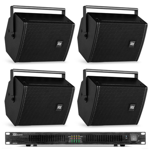 Power Dynamics Sound System with 4 Speakers