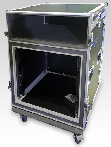 10U ShockProof 19" Road Case with Mixer Bay