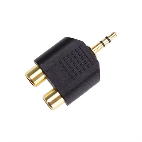 3.5mm Stereo Plug to 2 RCA Female