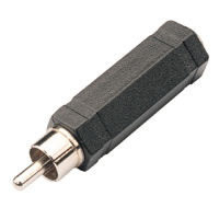 RCA Male to 3.5mm Mono Socket