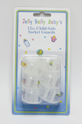 Child Safe Socket Guards - Jelly Belly Baby's - 12 Pack 