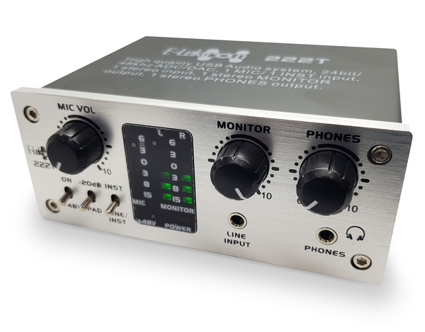Audio Interface 1 x 2 - Clean Sound - USB