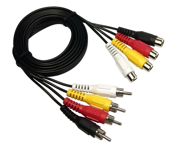 Audio Lead - 4 x RCA to 4 x RCA Socket