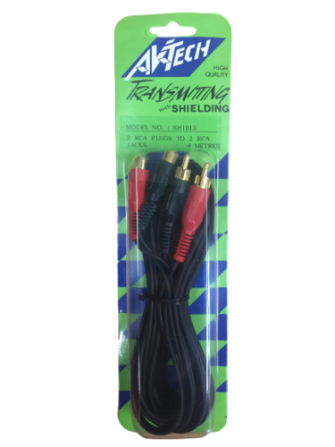 Audio Lead - RCA Extension Lead - 2 x RCA M/F