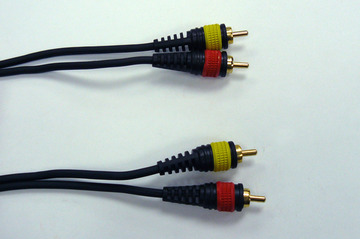 5 Pin DIN to 2 x RCA Phono Plugs Gold 1 Metre Interconnect Cable for Naim/B&O by CoolNovelties