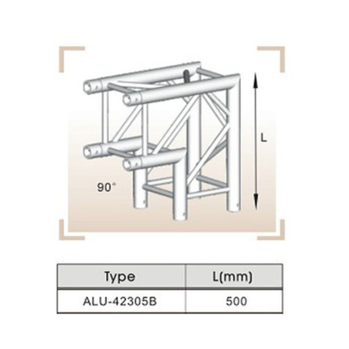 290mm Truss Quad Corner