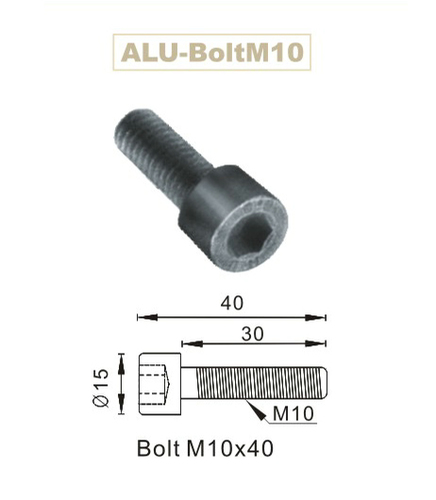 Bolt M10 x 40mm