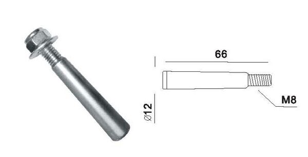 Truss Spigot with Nut