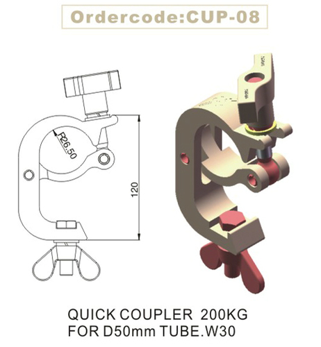 Lighting Clamp - Quick Coupler 