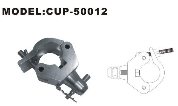 Lighting Clamp - Truss Socket Half Coupler With Conical Coupler
