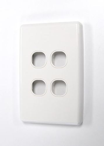 AMDEX Quad Port Face Plate